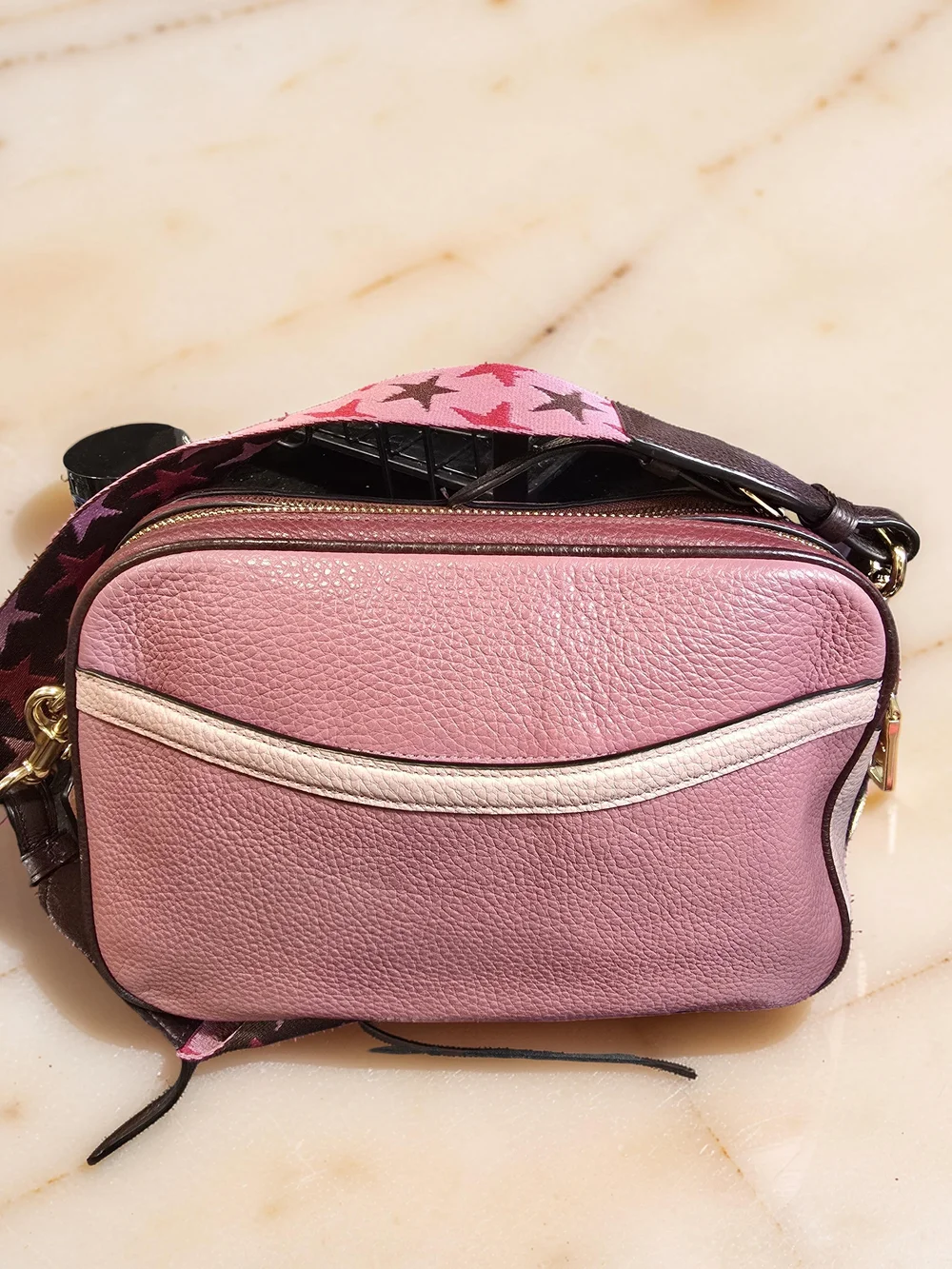 Coach Jes Crossbody in Colorblock Rose - 2 Hangtags